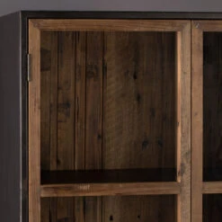 Houten Vitrinekast Industrieel 16 Houten Vitrinekast Industrieel -BEPUREHOME Winkel dutchbone berlin houten vitrinekast industrieel 06