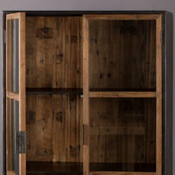Houten Vitrinekast Industrieel 19 Houten Vitrinekast Industrieel -BEPUREHOME Winkel dutchbone berlin houten vitrinekast industrieel 07