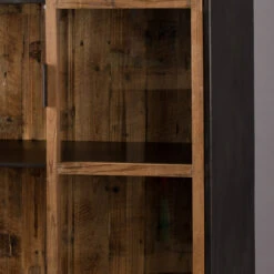 Houten Vitrinekast Industrieel 17 Houten Vitrinekast Industrieel -BEPUREHOME Winkel dutchbone berlin houten vitrinekast industrieel 08