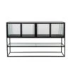 Dressoir Met Ribbel Glas