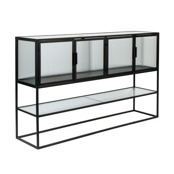 Dressoir Met Ribbel Glas 5 Dressoir Met Ribbel Glas - Afbeelding 4