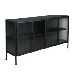 Ribbelglas Dressoir -BEPUREHOME Winkel dutchbone boli ribbelglas dressoir 3