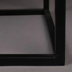 Ribbelglas Kastje Zwart Staal -BEPUREHOME Winkel dutchbone boli ribbelglas wandkastje 008