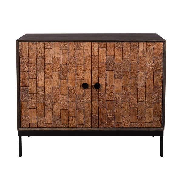 Smal Dressoir Houtsnijwerk 3 Smal Dressoir Houtsnijwerk