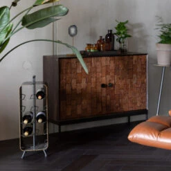 Smal Dressoir Houtsnijwerk 15 Smal Dressoir Houtsnijwerk -BEPUREHOME Winkel dutchbone chisel mangohout dressoir met snijwerk 04