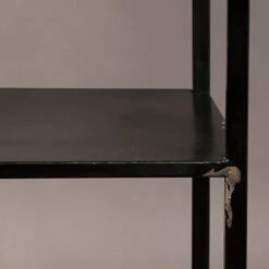 Vintage Wandkast Zwart Metaal -BEPUREHOME Winkel dutchbone denver hoge zwart metalen wandkast 07
