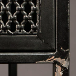 Vintage Wandkast Zwart Metaal -BEPUREHOME Winkel dutchbone denver hoge zwart metalen wandkast 08