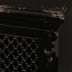 Laag Kastje Zwart Metaal -BEPUREHOME Winkel dutchbone denver lage zwart metalen wandkast 08