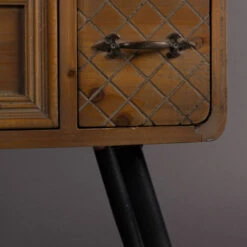 Vintage Wandkast Hout -BEPUREHOME Winkel dutchbone jove antieklook wandkast vurenhout 08