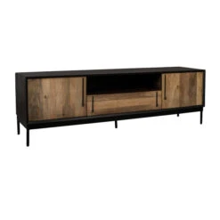 Tv-meubel Design Hout -BEPUREHOME Winkel dutchbone nairobi massief houten tv meubel 02