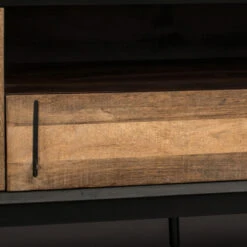 Tv-meubel Design Hout -BEPUREHOME Winkel dutchbone nairobi massief houten tv meubel 05