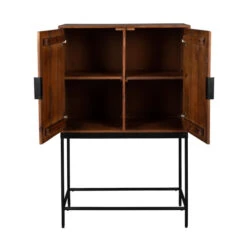 Mangohouten Kast Op Hoge Poten -BEPUREHOME Winkel dutchbone saroo mangohouten kast op hoge poten 4