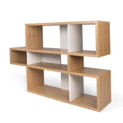 Lage Design Boekenkast 100 Cm -BEPUREHOME Winkel eiken wandkast tundo amavel 100 05 800x800 1