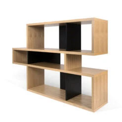 Lage Design Boekenkast 100 Cm -BEPUREHOME Winkel eiken wandkast tundo amavel 100 06 800x800 1