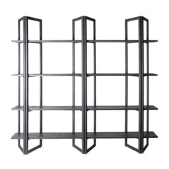 Open Kast Van Zwart Eiken -BEPUREHOME Winkel eleonora boekenkast eiken open kast van zwart eiken 01