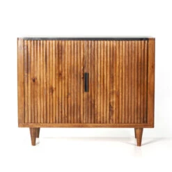 Retro Dressoir Mangohout 105 Cm -BEPUREHOME Winkel eleonora carter retro dressoir mangohout 105 cm 01