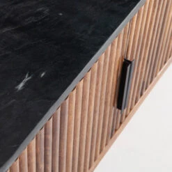 Retro Tv-meubel Mangohout Marmer 180 Cm -BEPUREHOME Winkel eleonora carter retro tv meubel mangohout 180 cm 03