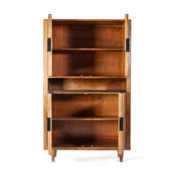 Retro Wandkast Van Mangohout -BEPUREHOME Winkel eleonora carter retro wandkast van mangohout 02