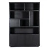 Boekenkast Zwart Eiken 150 Cm -BEPUREHOME Winkel eleonora helsinki boekenkast zwart eiken 150 cm 01
