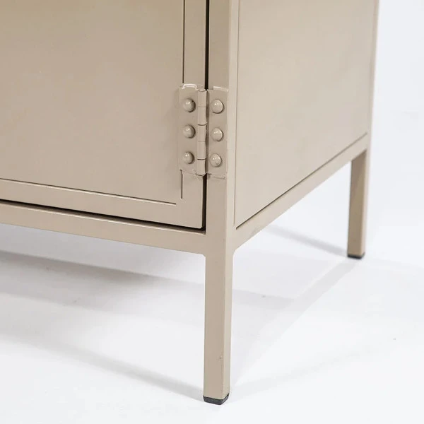 Tv-meubel Zandkleurig Ijzer 140 Cm - Afbeelding 6