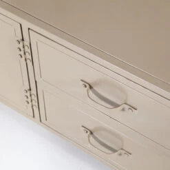 Zandkleur Dressoir Metaal 15 Zandkleur Dressoir Metaal -BEPUREHOME Winkel eleonora industrial zandkleur dressoir metaal 02