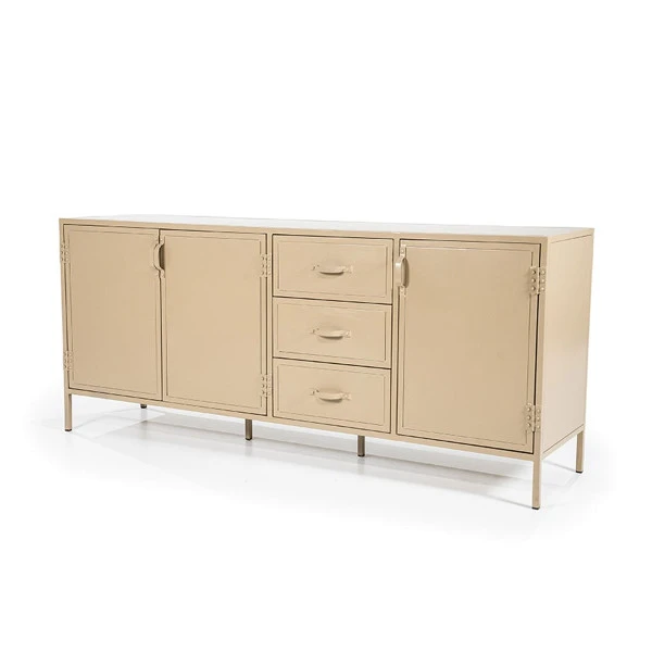 Zandkleur Dressoir Metaal 6 Zandkleur Dressoir Metaal - Afbeelding 4