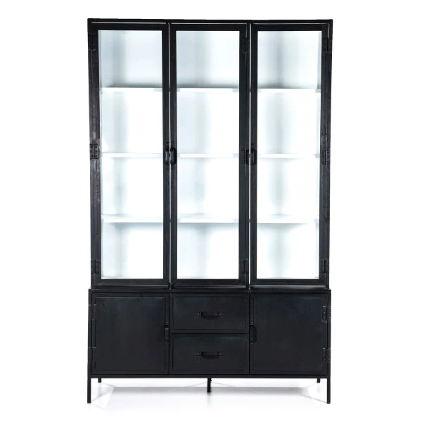 Grote Vitrinekast Industrieel 3 Grote Vitrinekast Industrieel