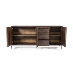 Dressoir Donker Mango Hout -BEPUREHOME Winkel eleonora jimmy dressoir donker mango hout 02