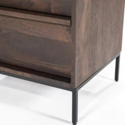 Smalle Kast Donker Mango Hout -BEPUREHOME Winkel eleonora jimmy smalle kast donker mango hout 06