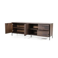TV-meubel Donker Mango Hout -BEPUREHOME Winkel eleonora jimmy tv meubel donker mango hout 07
