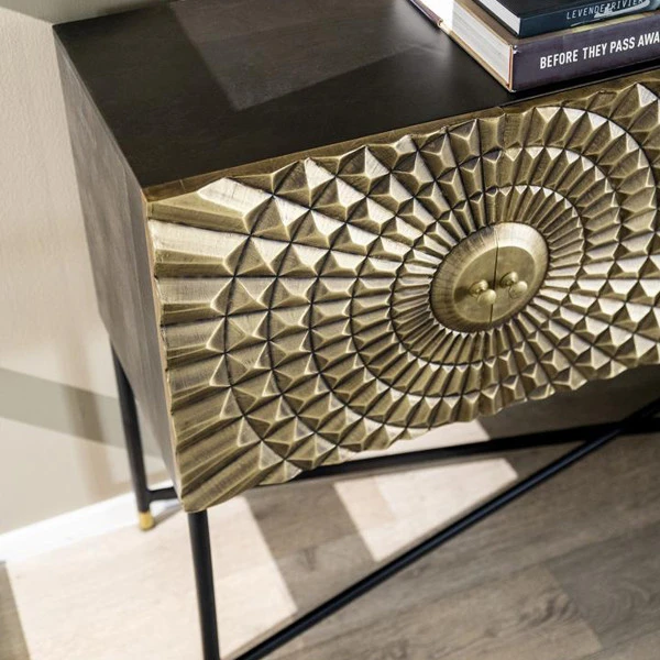 Goud Dressoir Op Hoge Poten 10 Goud Dressoir Op Hoge Poten - Afbeelding 8