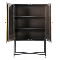 Gouden Kast Op Hoge Poten -BEPUREHOME Winkel eleonora noa gouden kast op hoge poten 02