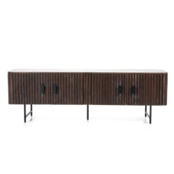 Tv-meubel Ronde Hoeken Donkerbruin 9 Tv-meubel Ronde Hoeken Donkerbruin -BEPUREHOME Winkel eleonora remi tv meubel ronde hoeken donkerbruin 01