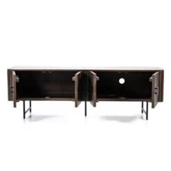 Tv-meubel Ronde Hoeken Donkerbruin 11 Tv-meubel Ronde Hoeken Donkerbruin -BEPUREHOME Winkel eleonora remi tv meubel ronde hoeken donkerbruin 03