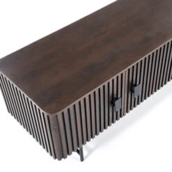 Tv-meubel Ronde Hoeken Donkerbruin 12 Tv-meubel Ronde Hoeken Donkerbruin -BEPUREHOME Winkel eleonora remi tv meubel ronde hoeken donkerbruin 06