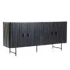 Zwart Dressoir Met Ronde Hoeken -BEPUREHOME Winkel eleonora remi zwart dressoir met ronde hoeken 02