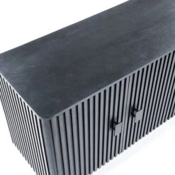 Zwart Dressoir Met Ronde Hoeken -BEPUREHOME Winkel eleonora remi zwart dressoir met ronde hoeken 05