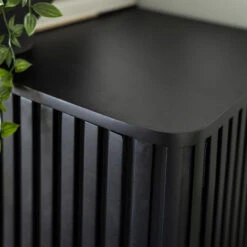 Zwart Tv-meubel Ronde Hoeken -BEPUREHOME Winkel eleonora remi zwart tv meubel ronde hoeken 03