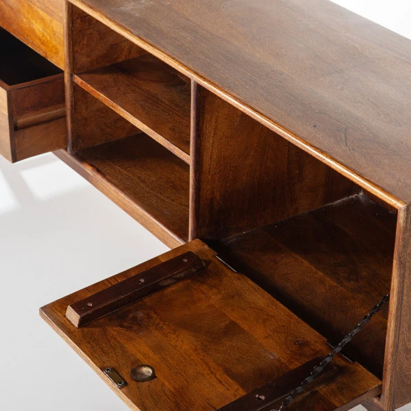 Retro Tv-meubel Van Mangohout 5 Retro Tv-meubel Van Mangohout - Afbeelding 3