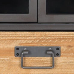 Vitrinekast Staal En Hout 14 Vitrinekast Staal En Hout -BEPUREHOME Winkel halfhoge vitrinekast damian lumz home 04