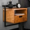 Hangend Nachtkastje Acacia Hout -BEPUREHOME Winkel hangend nachtkastje acacia hout air solid giani 03