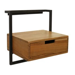 Hangend Nachtkastje Industrieel Acacia -BEPUREHOME Winkel hangend nachtkastje industrieel acacia air solid giani 04