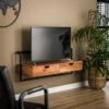 Zwevend Tv-meubel Industrieel Acacia -BEPUREHOME Winkel hangend tv meubel industrieel acacia air solid giani 01