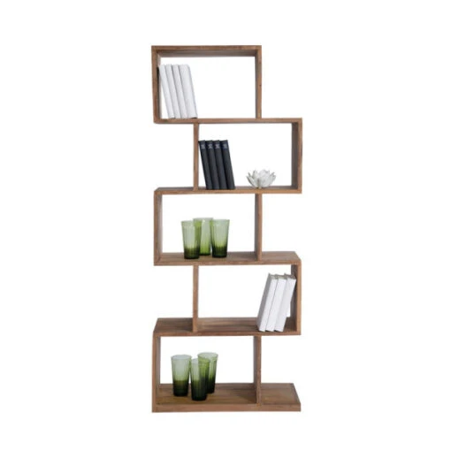 Sheeshamhout Wandkast Zig Zag -BEPUREHOME Winkel houten wandkast zig zag authentico 01
