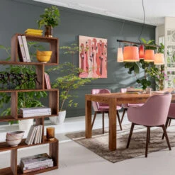 Sheeshamhout Wandkast Zig Zag -BEPUREHOME Winkel houten wandkast zig zag authentico 04