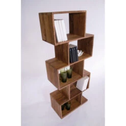 Sheeshamhout Wandkast Zig Zag -BEPUREHOME Winkel houten wandkast zig zag authentico 05 800x800 1