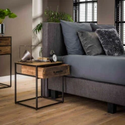 Industrieel Nachtkastje Oud Hout 1 Lade 7 Industrieel Nachtkastje Oud Hout 1 Lade -BEPUREHOME Winkel industrieel nachtkastje oud hout 1 lade float giani 02