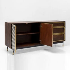 Design Dressoir Messing En Hout -BEPUREHOME Winkel kare design afra dressoir mangohout en messing 10