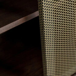 Retro Dressoir Walnoot En Messing -BEPUREHOME Winkel kare design arizona dressoir walnoot en messing 23