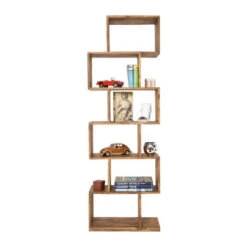 Open Kast Van Hout Zig Zag